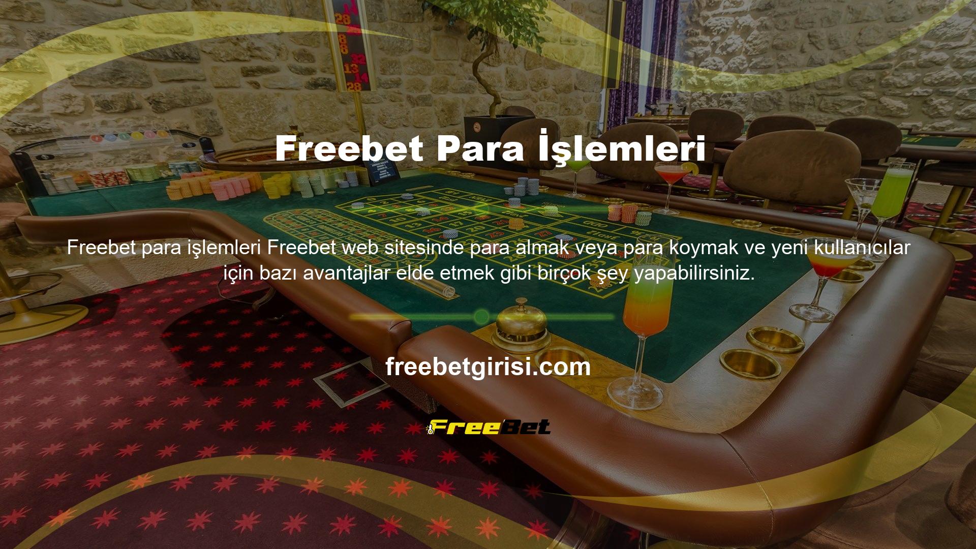 Freebet web sitesinde paranızda size yardımcı olan bir programı vardır